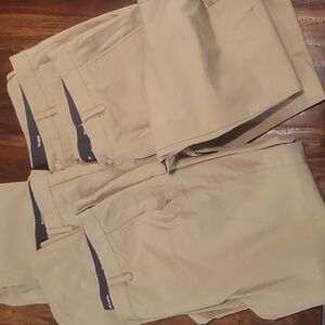 Perry Ellis Men's Khaki Chinos 4 PAIR Sz 36X32 *1 Pr Lt Marks
